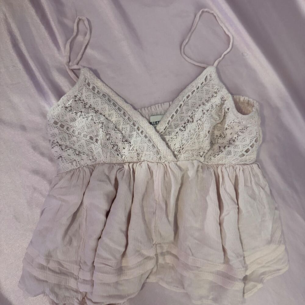 Hollister Baby Pink Babydoll top